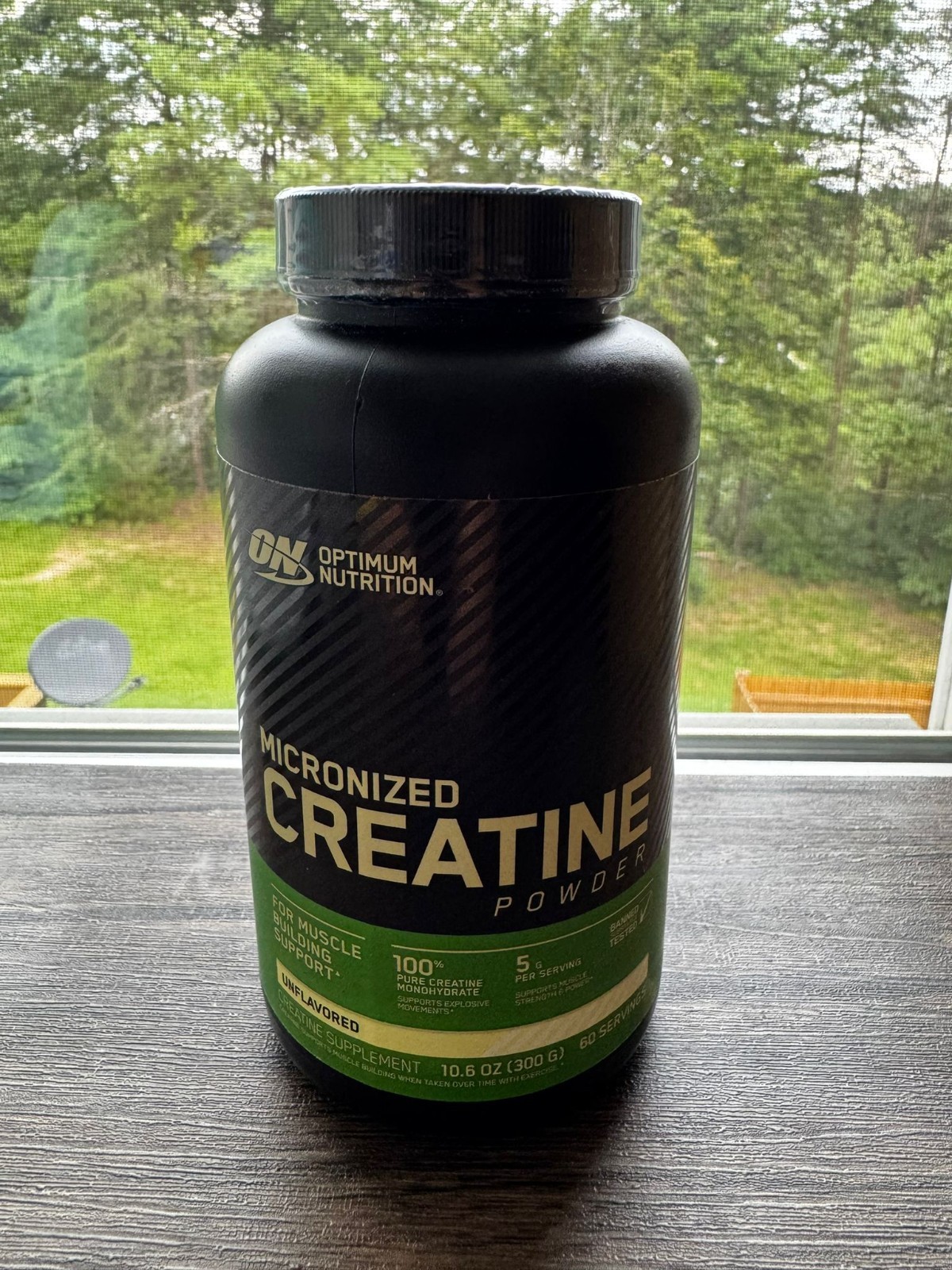 Optimum Nutrition  Micronized Creatine Monohydrate Powder 60 servings