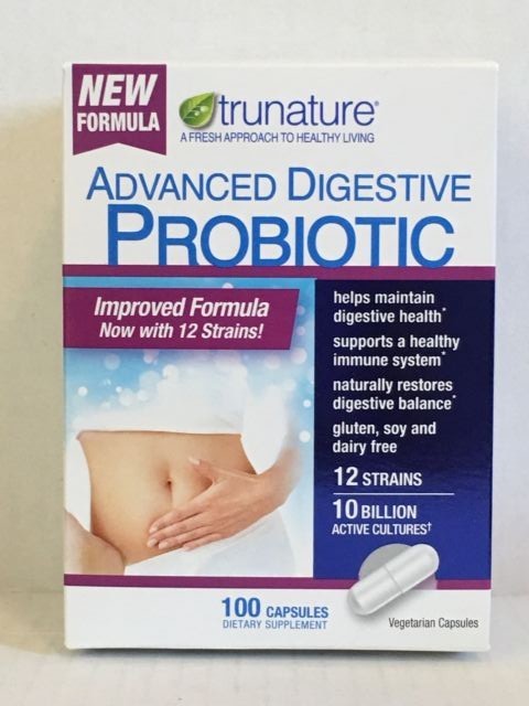 trunature ADVANCED DIGESTIVE PROBIOTIC 100 Capsules