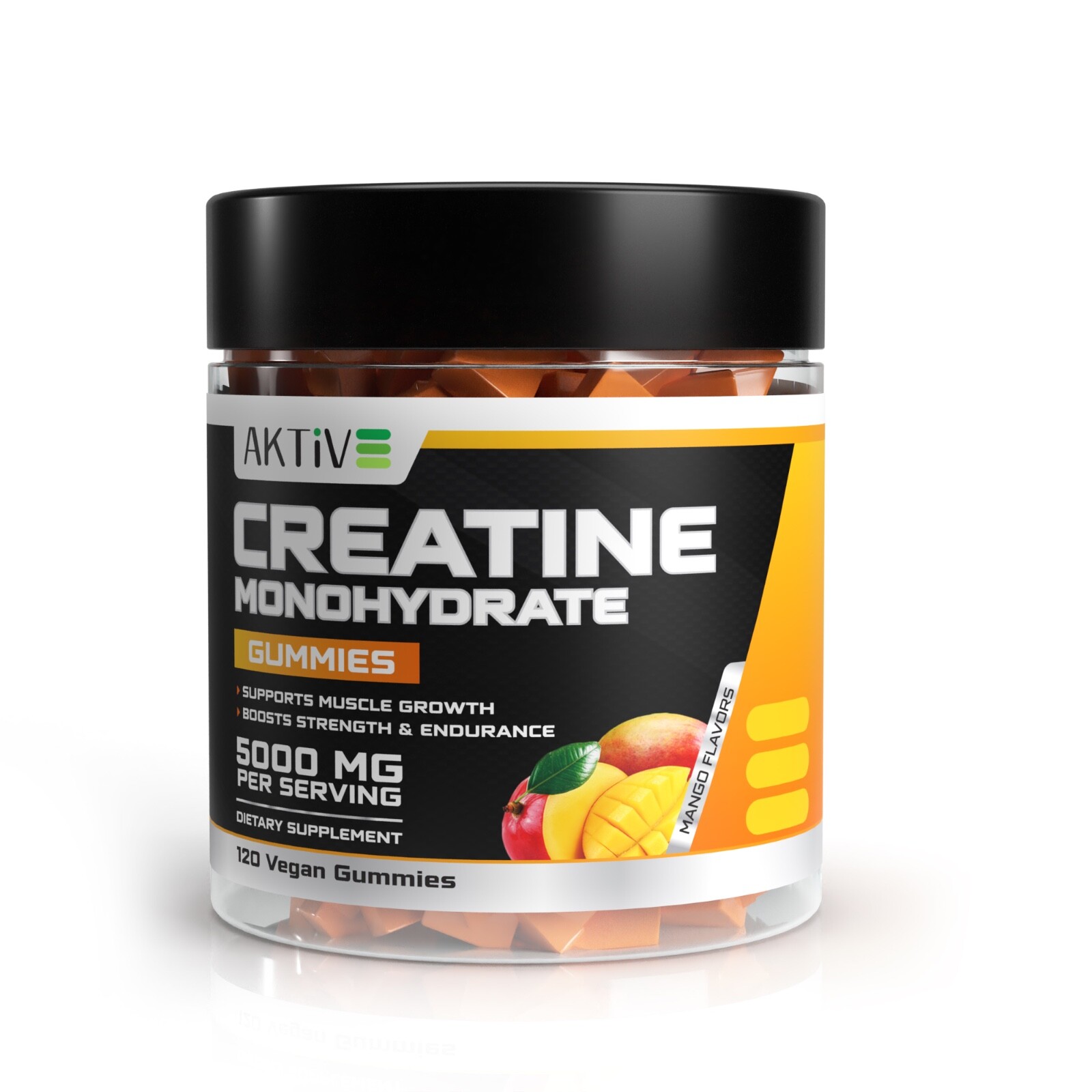 Creatine Monohydrate Gummies 5g Enhance Brain Function + Build Muscle Alpha-GPC