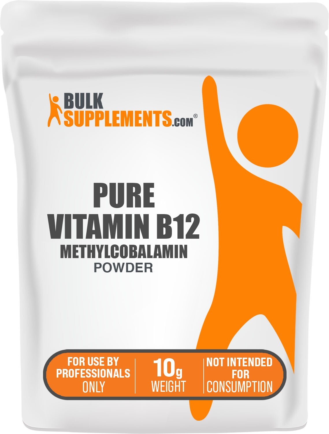 BulkSupplements Vitamin B12 (Pure Methylcobalamin) Powder 10g