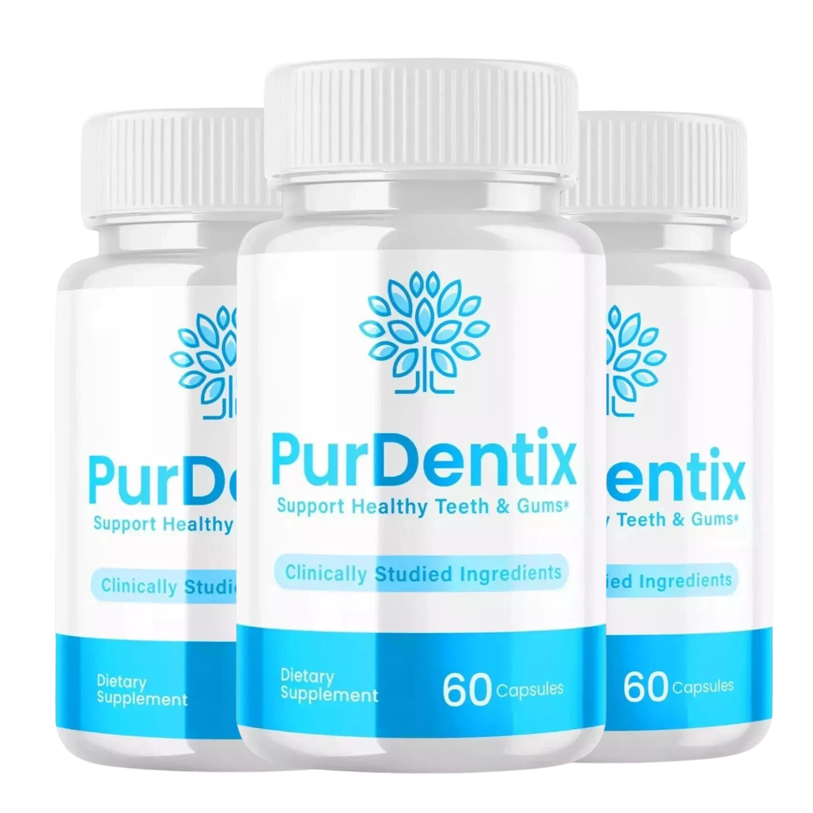 Purdentix Oral Healthy Teeth Gums Probiotic Support (3 Pack) Soft Dentix 180 cap
