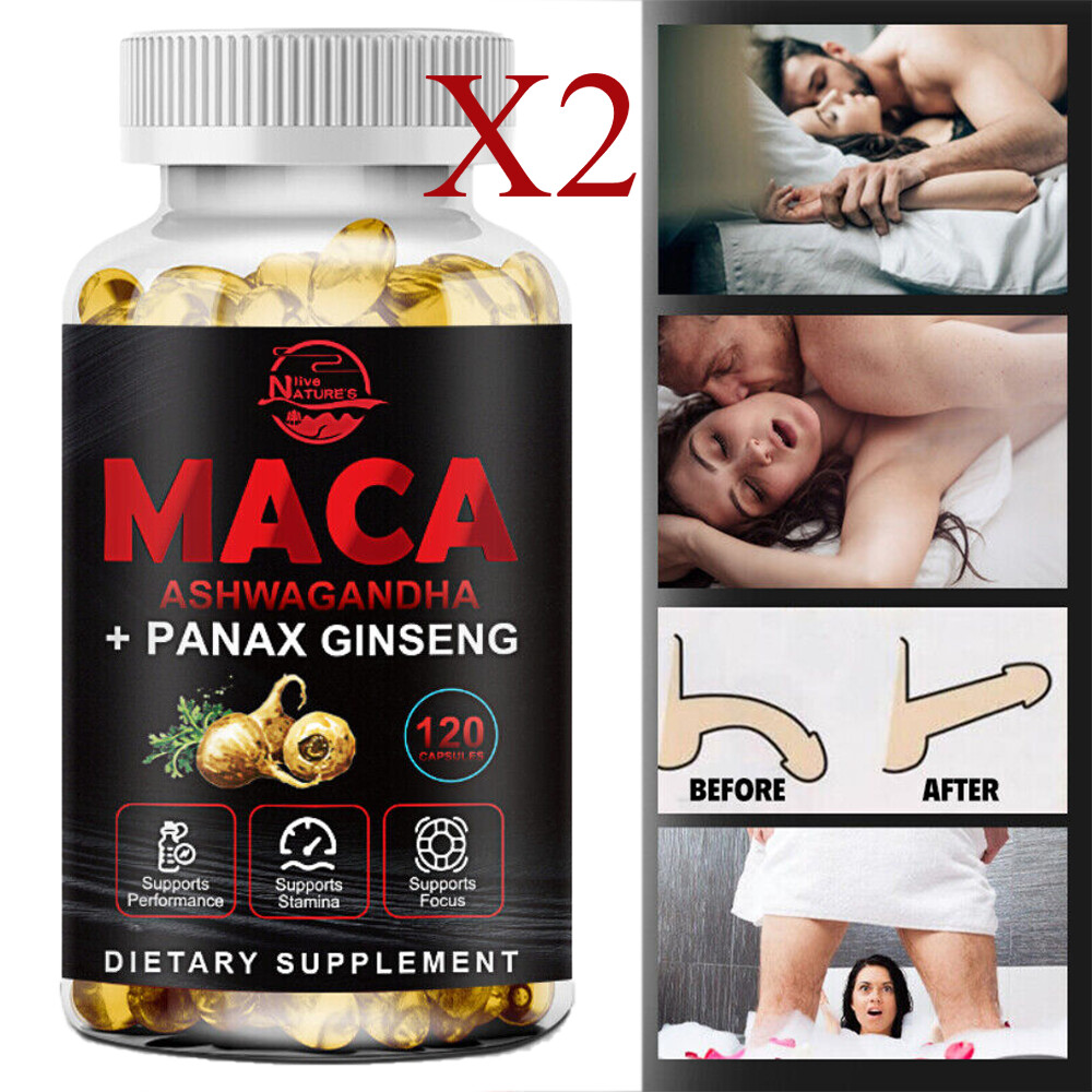 Male Enhancing Libido 240 Capsules – Maca Root,Massive Girth Enlargement Support