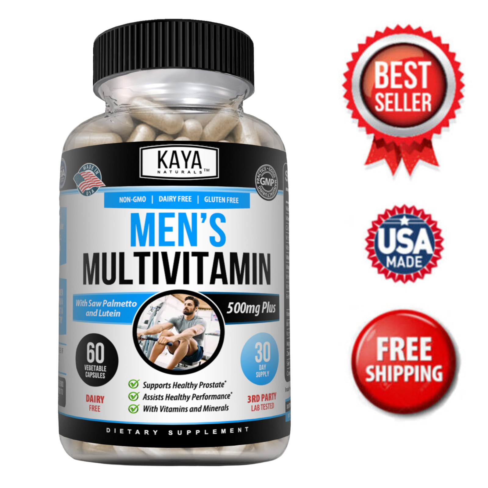 Multi Vitamin for Men 60ct Mens Prostate Multivitamin Multimineral Daily