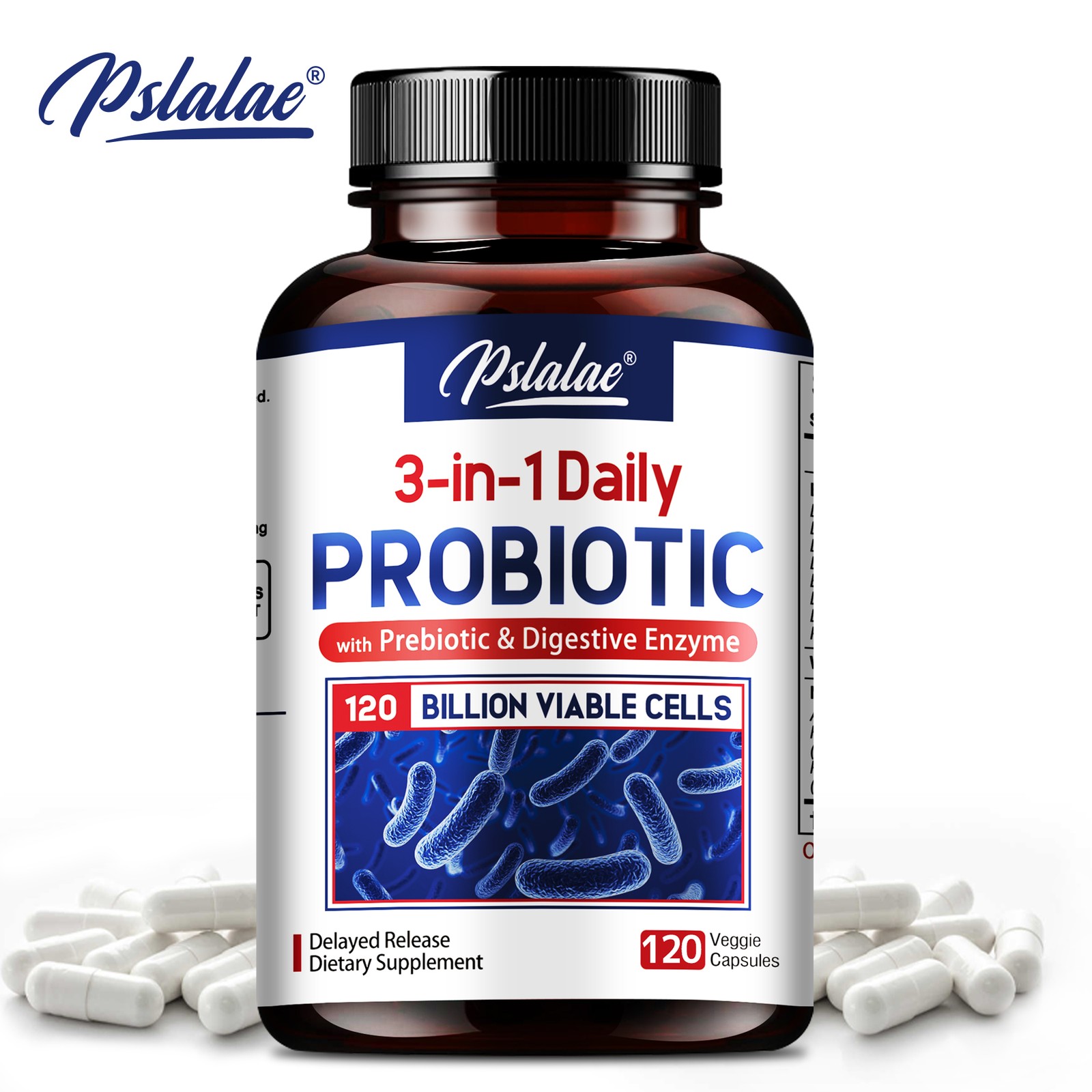 Probiotic –  Prebiotic & Probiotics Gas, Constipation & Bloating Relief