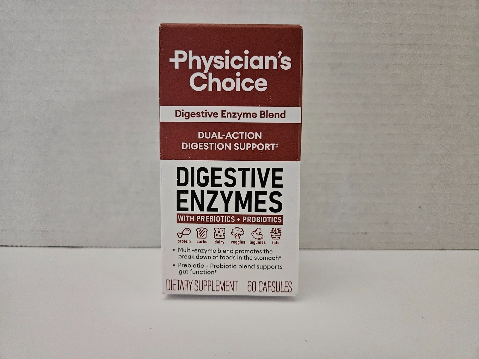 Physician’s Choice Digestive Enzyme Blend Pre + Probiotics 60 Capsules 5/2026
