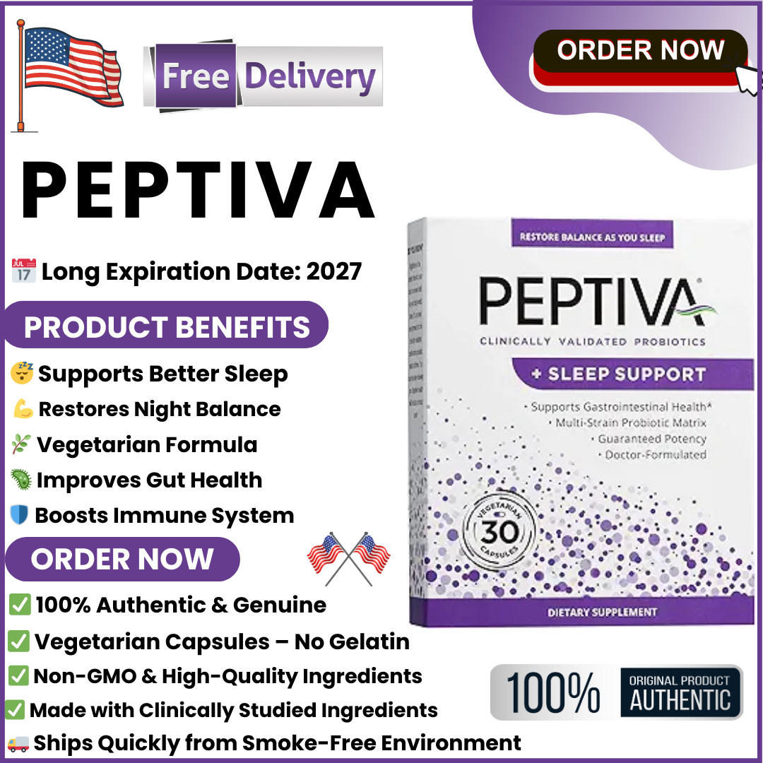 PEPTIVA Sleep Support Vegetarian Probiotics – 30 Capsules,EXP-2027