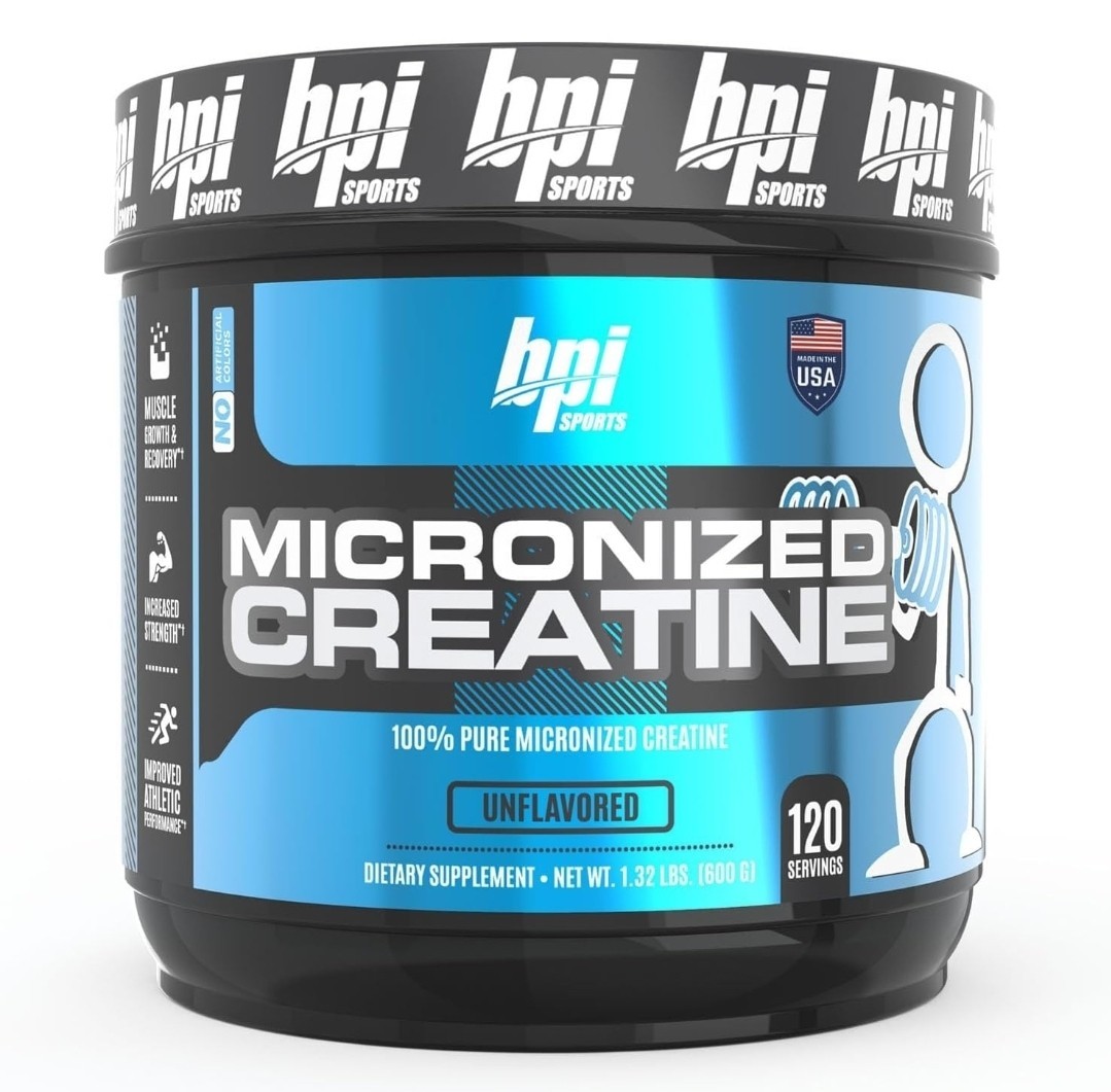 BPI Sports Micronized Creatine  Reduce Fatigue 1.32LB Exp 04/2027