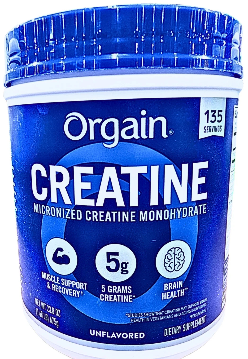 Orgain Micronized Creatine Monohydrate Unflavored 135 Servings NEW