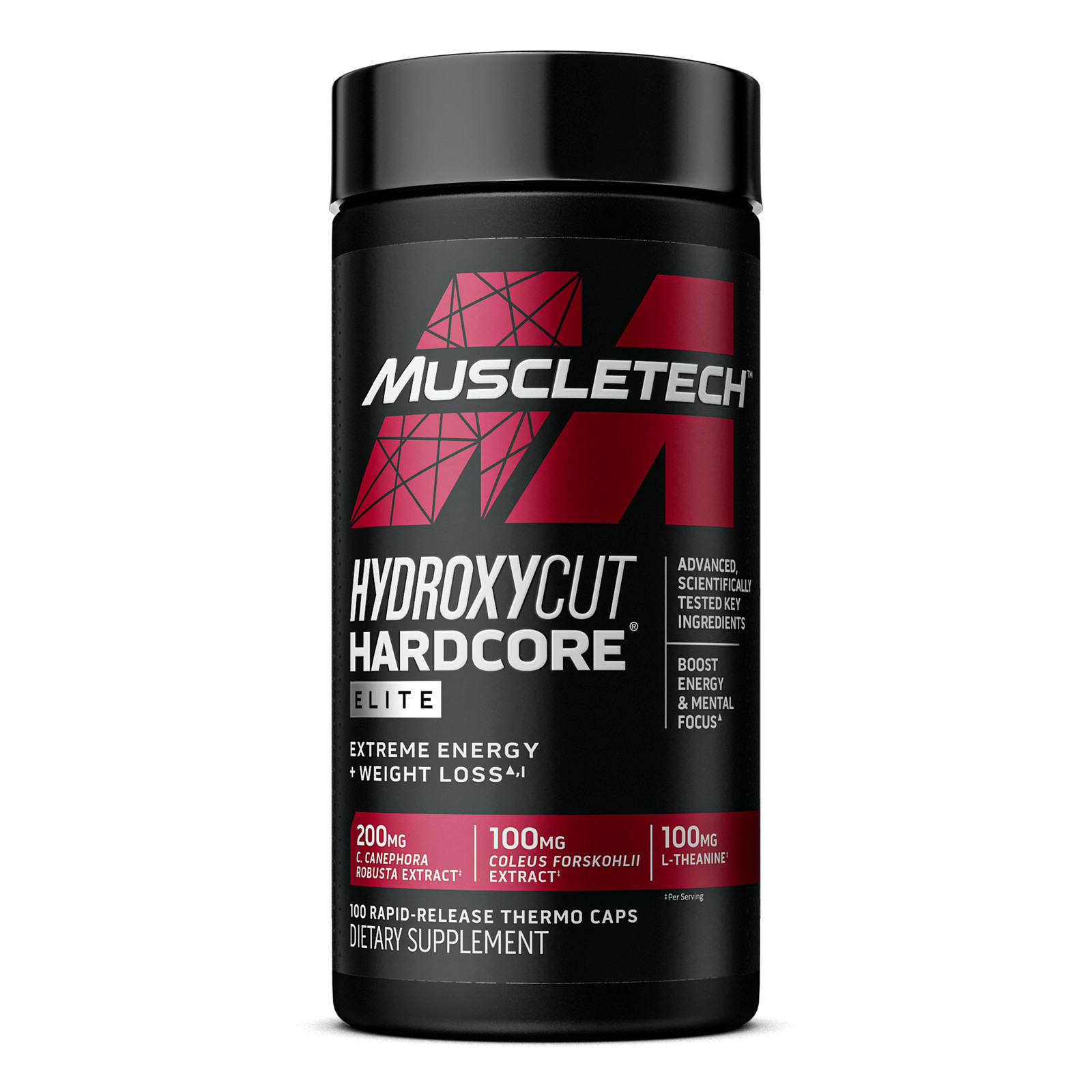 Hydroxycut Hardcore Elite, 100 Rapid-Release Thermo Caps