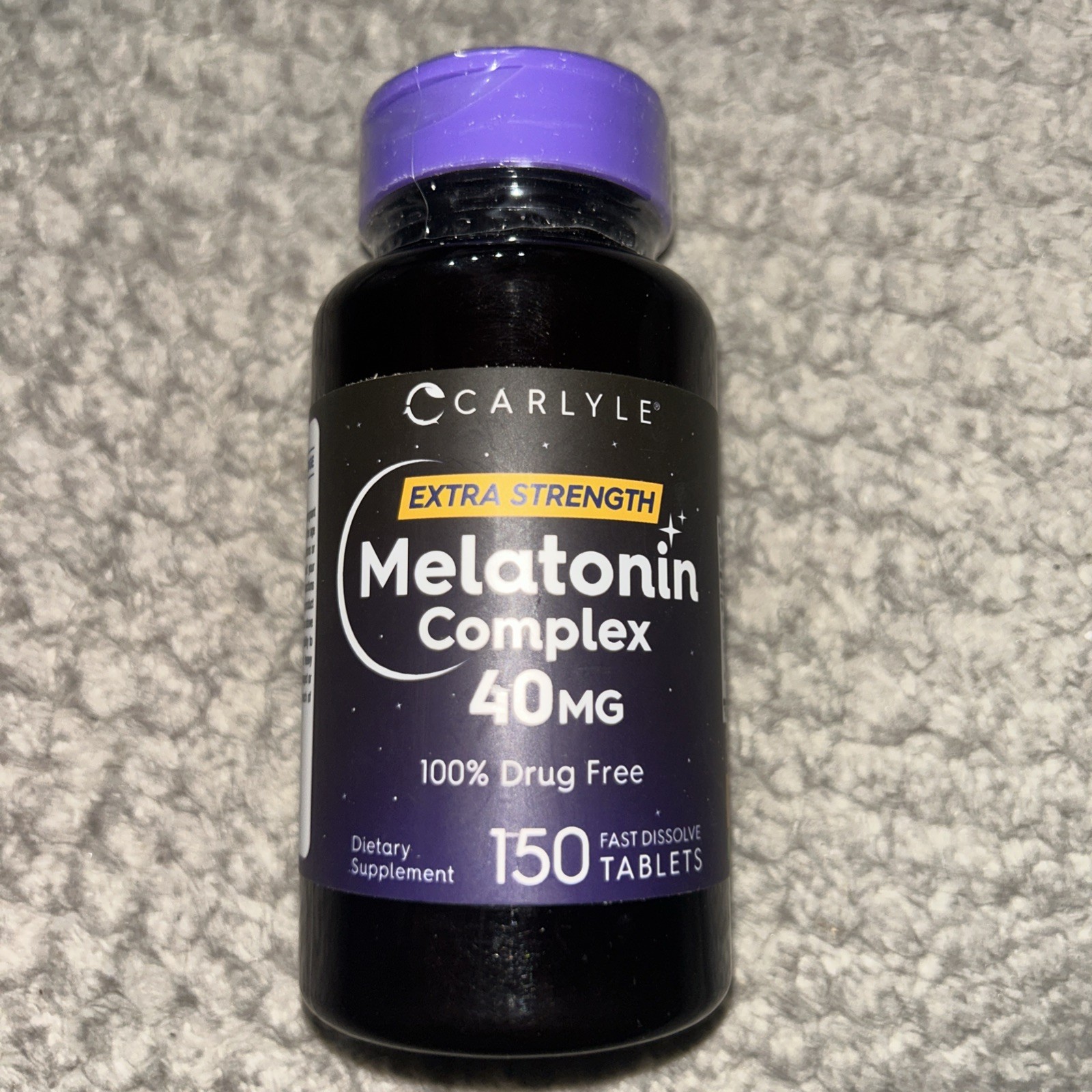 Melatonin 40mg Complex | 150 Fast Dissolve Tablets | Extra Strength Support
