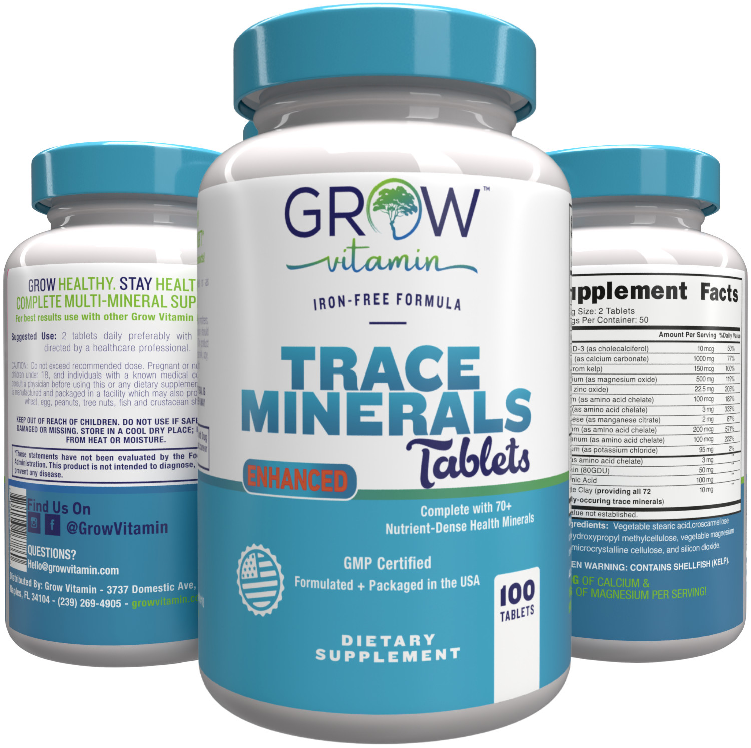 Mega Minerals Supplement by Youfit Nutrition | All 72 Trace Minerals | Premium