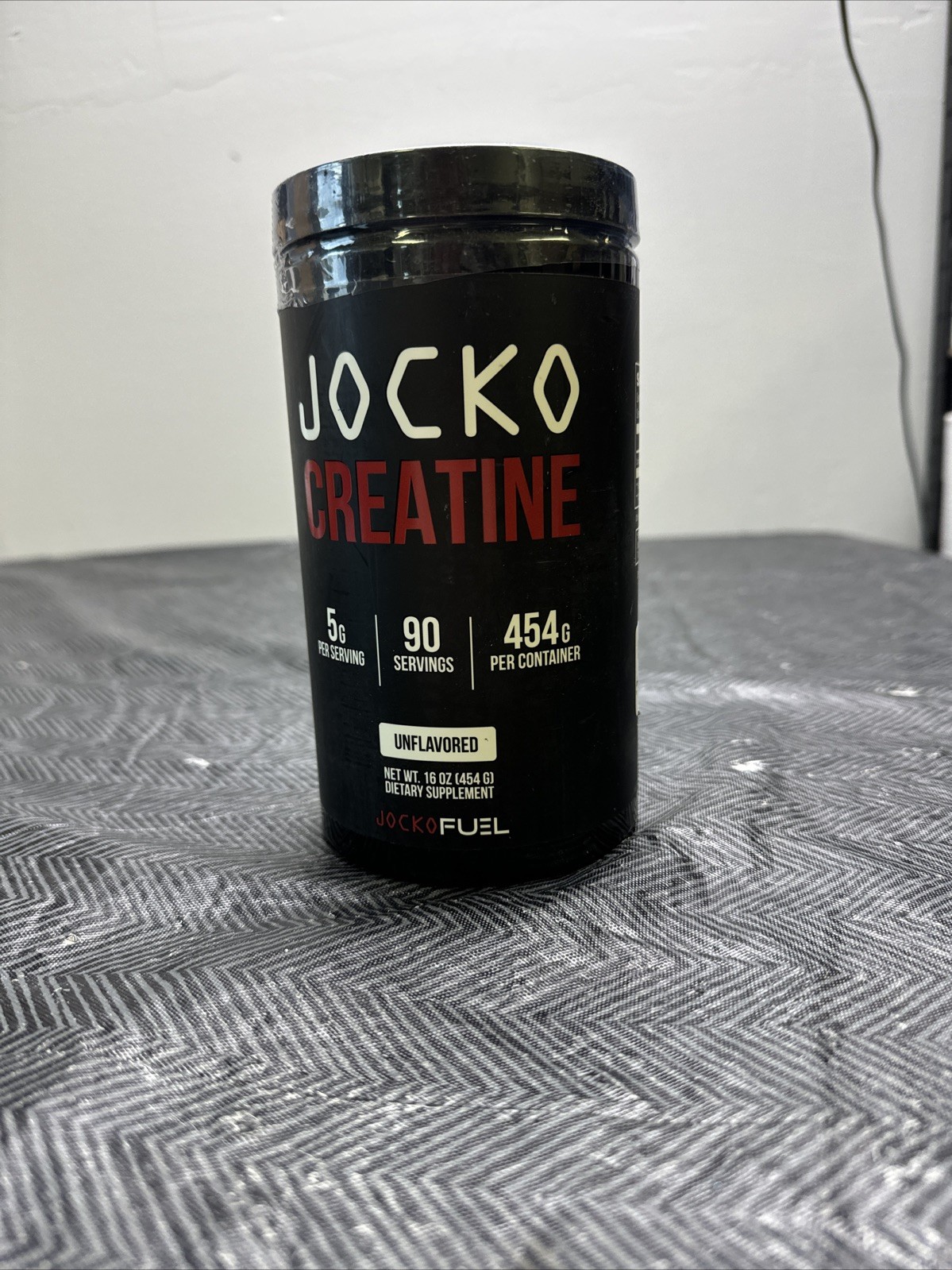 JOCKO Creatine Monohydrate Powder 400 Grams 16 Ounces Unflavored 90 Servings