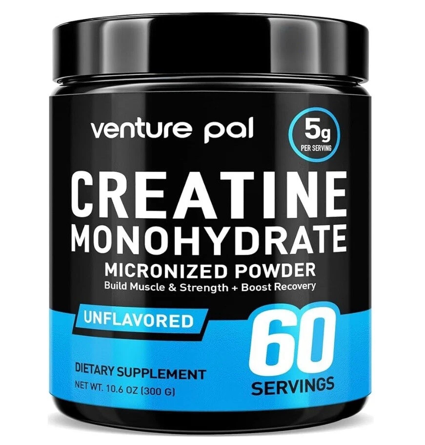 Venture Pal Creatine Monohydrate 60 Servings Micronized Powder 10.6oz Unflavored
