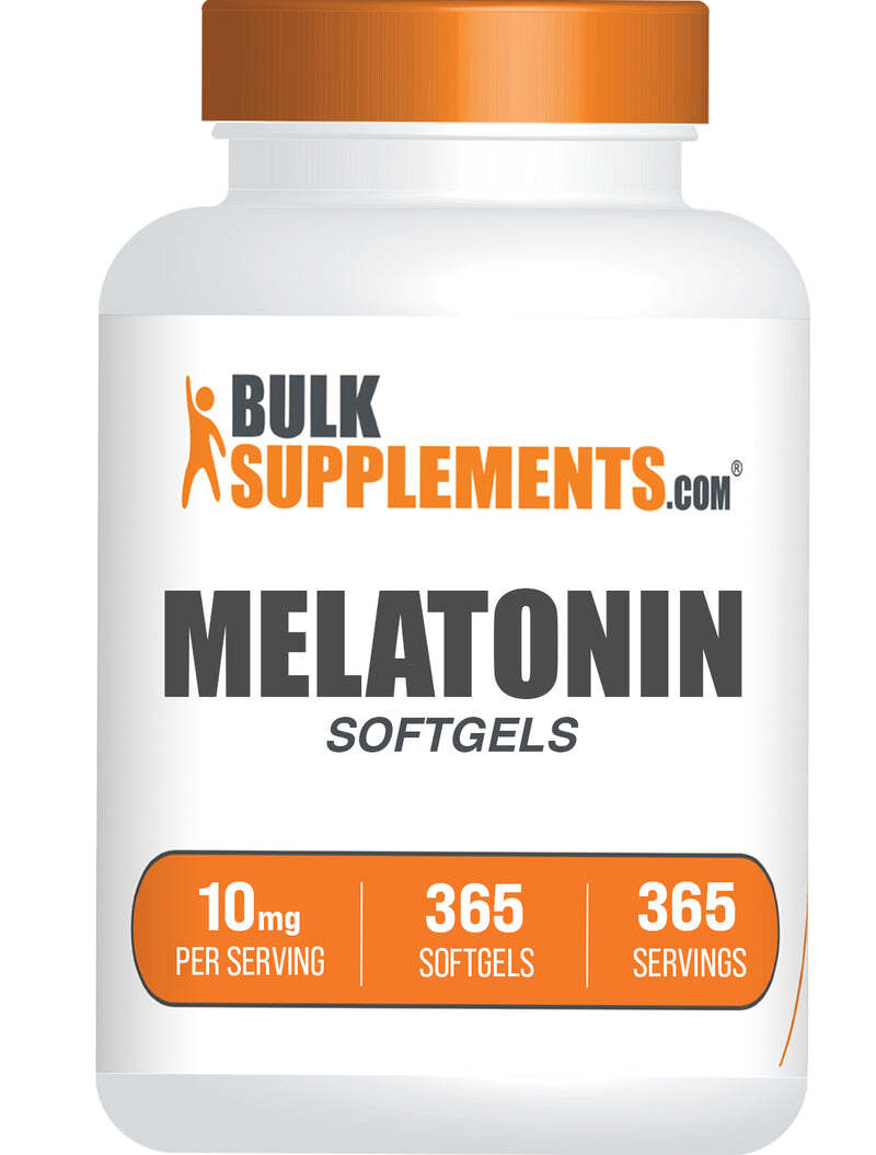BulkSupplements Melatonin Softgels – Available in 1mg, 2mg, 5mg, 10mg