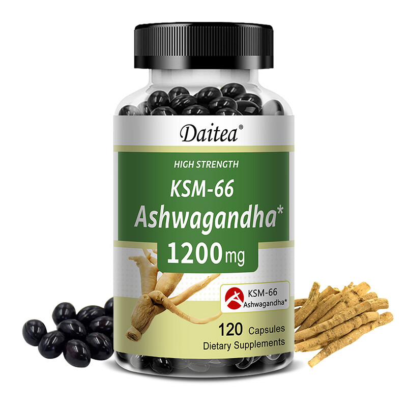 KSM-66 Ashwagandha 1200MG Maximum Strength 30/60/120ct Support Cognitive Healtht