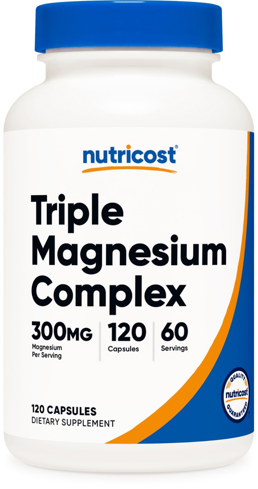 Nutricost Triple Magnesium Complex 300mg, 120 Capsules – Gluten Free and Non-GMO