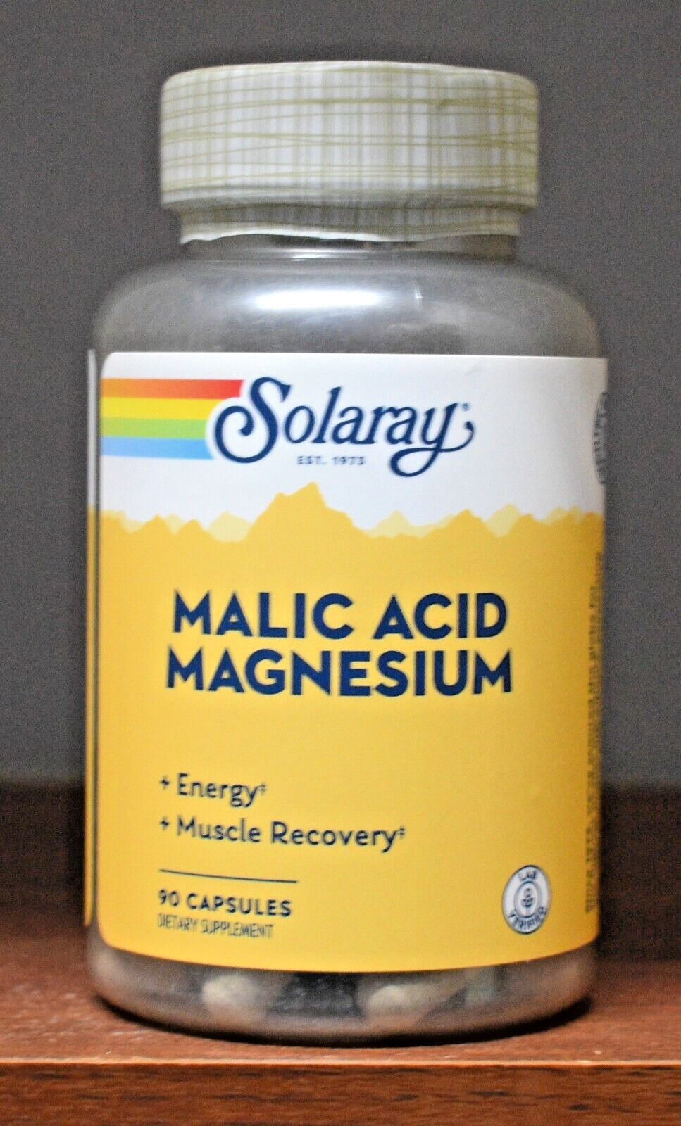 Close Dated: Solaray Malic Acid Magnesium 400 mg 90 Capsules 09/2025