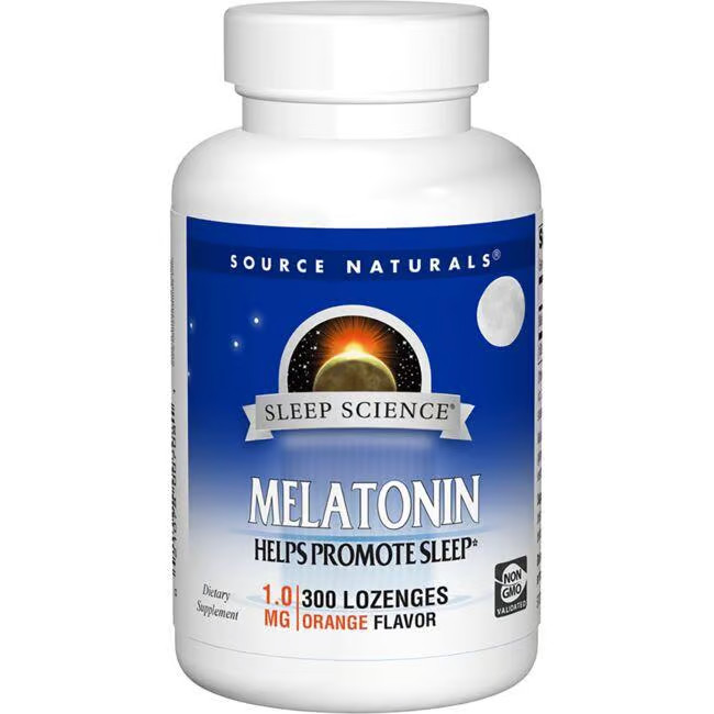 Source Naturals Melatonin – Orange 1 mg 300 Loz