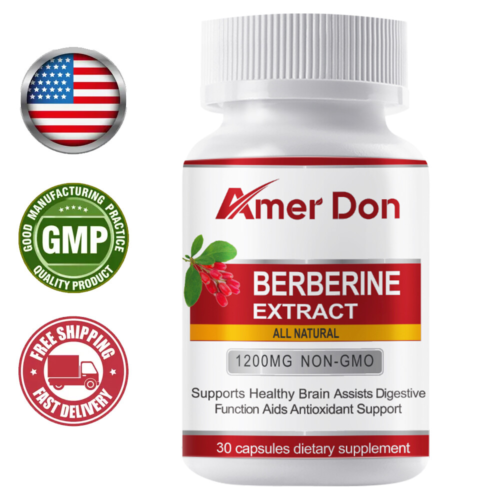 Berberine with Ceylon Cinnamon 1200mg Capsules Heart Health & Immune Blood Sugar