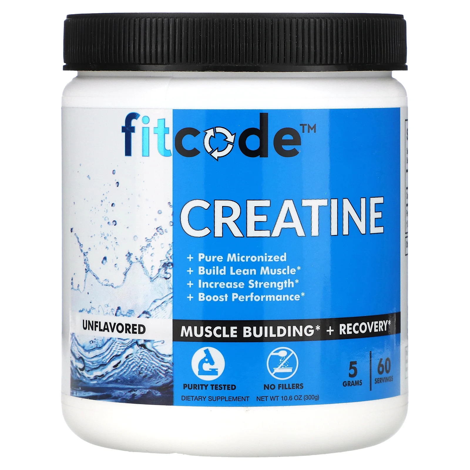 Creatine, Unflavored, 10.6 oz (300 g)