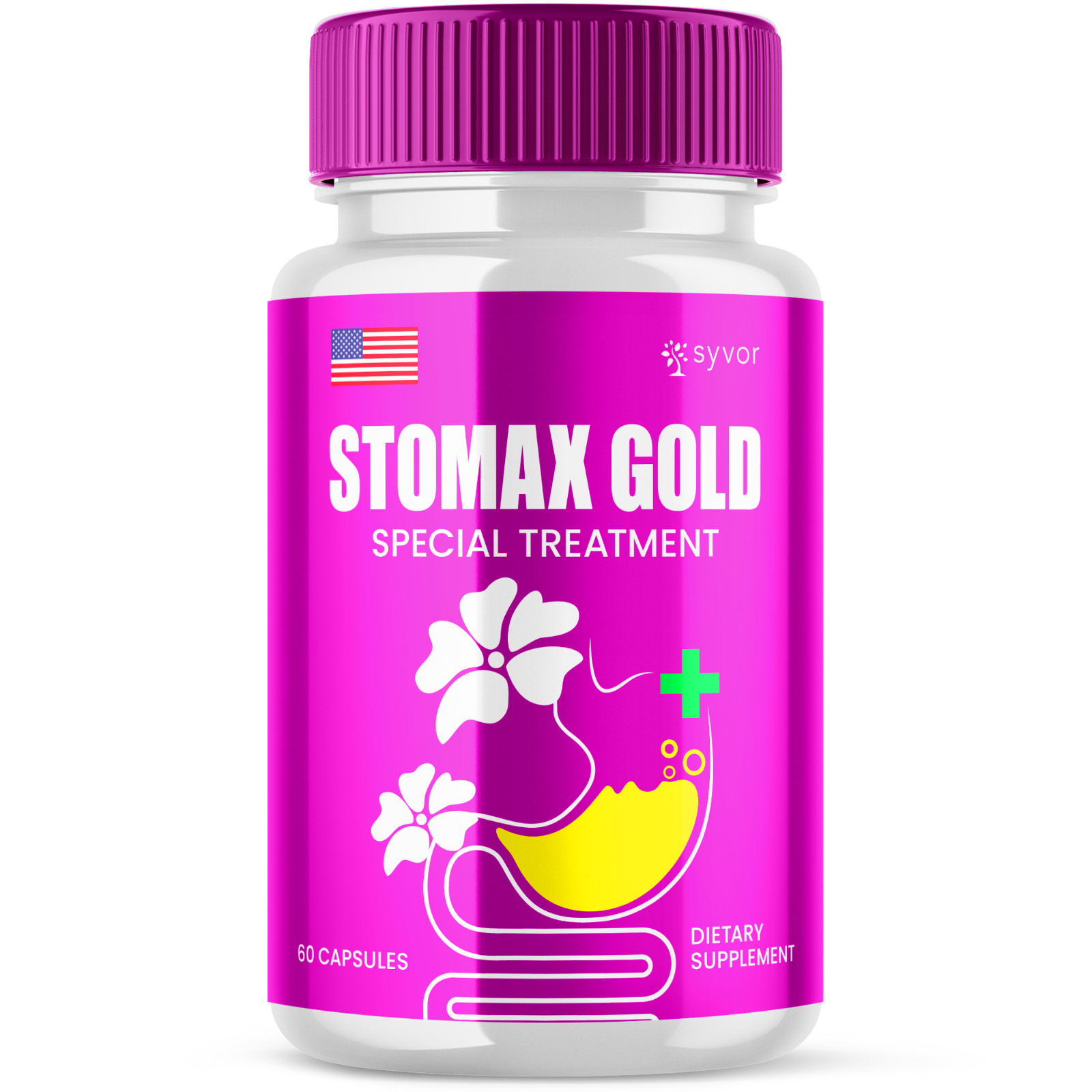 Stomax Gold Probiotic Gut Health Formula Enhance Digestive Function 60 Capsules