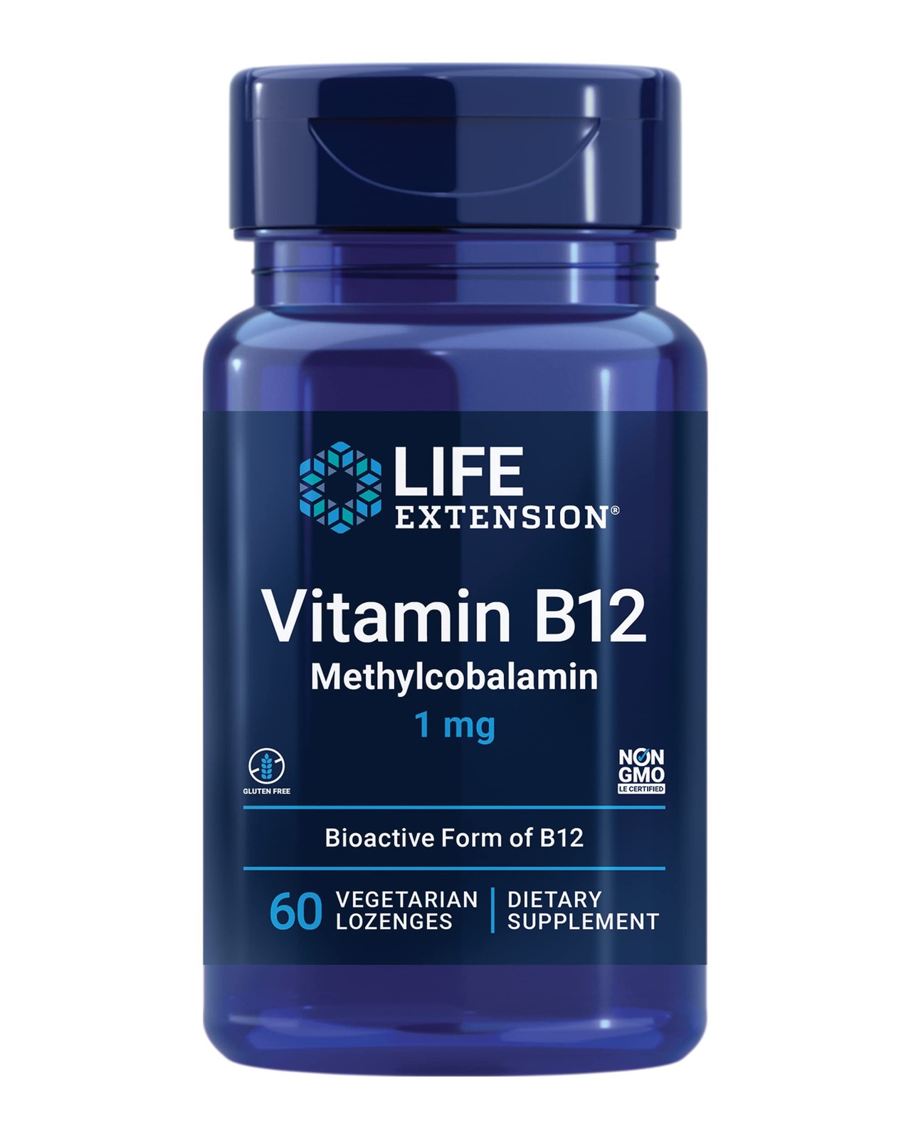 Life Extension Vitamin B12 Methylcobalamin 1mg – Vitamin B supplement For Brain