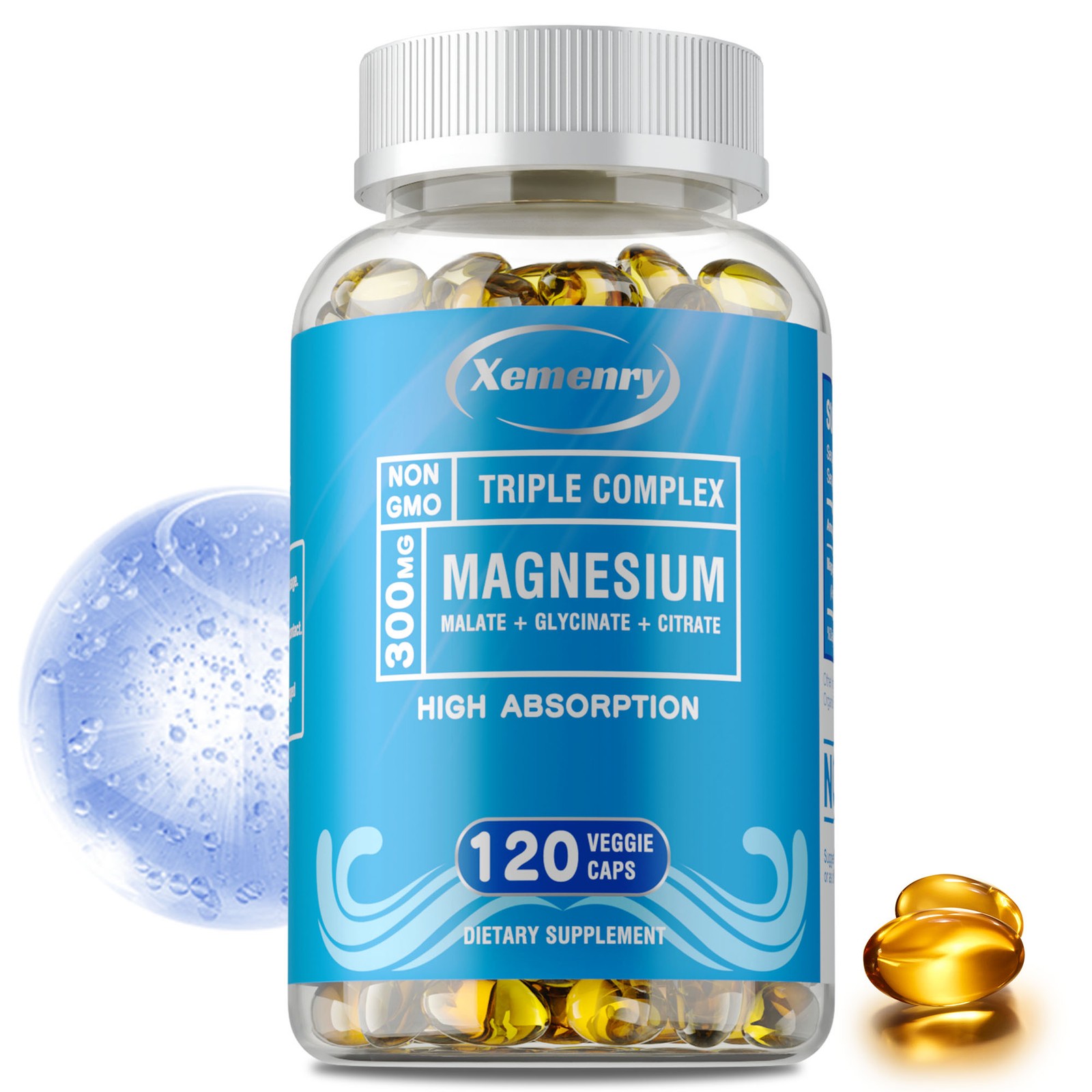 Triple Magnesium Complex – Magnesium Malate, Glycinate, Citrate –  Bone Health