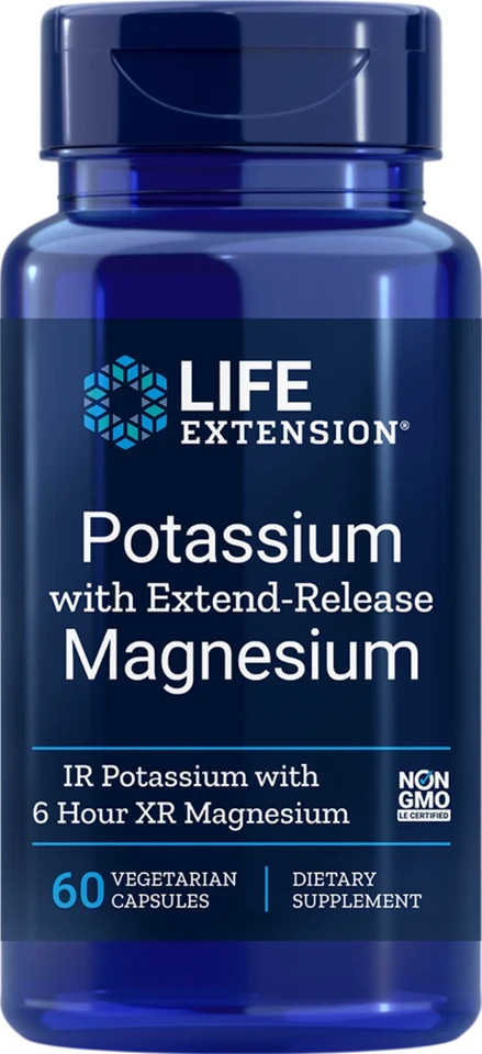 50x Wholesale LOT Life Extension Potassium Extend-Release Magnesium Supplement
