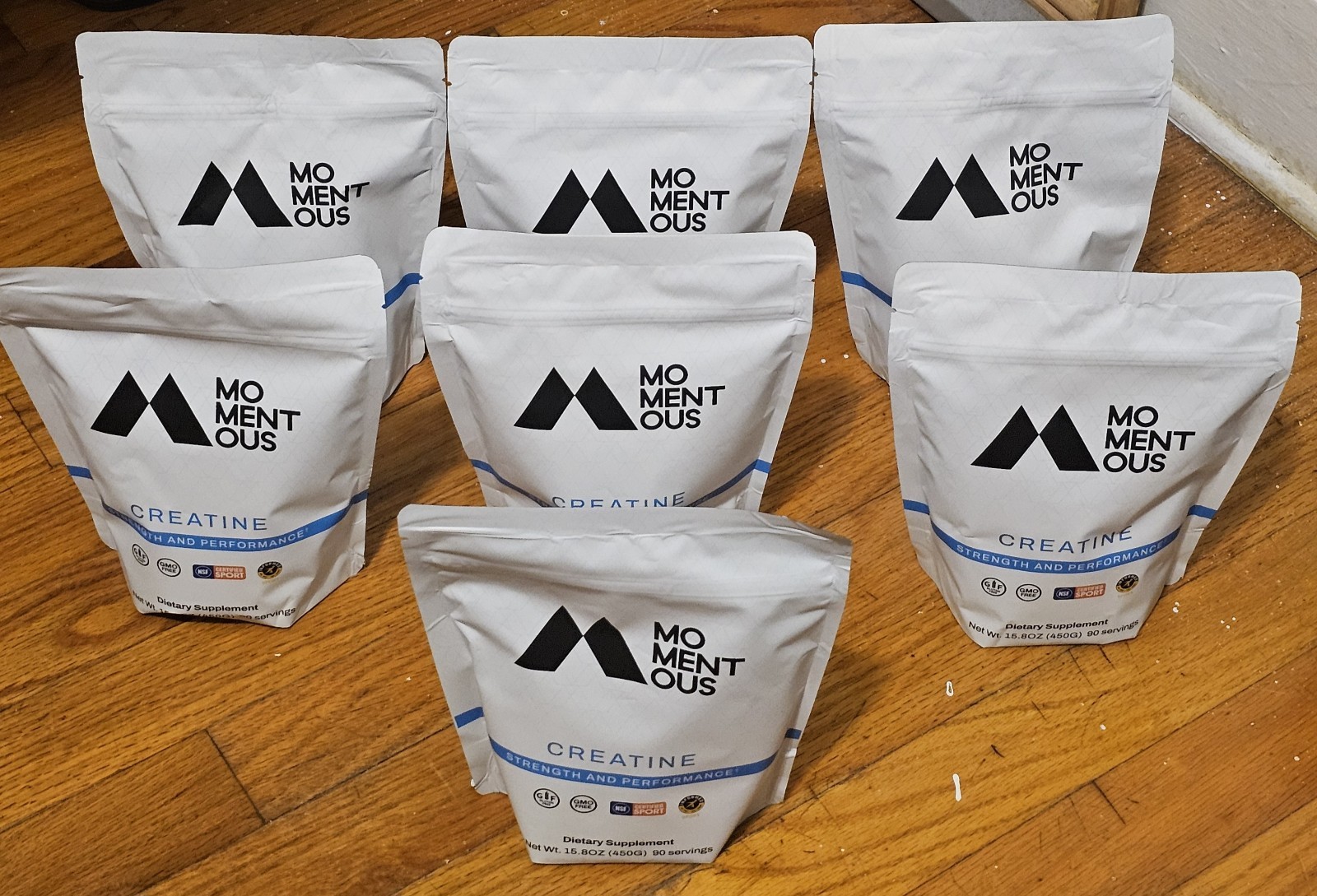 Momentous Creatine Monohydrate Powder 90 Servings