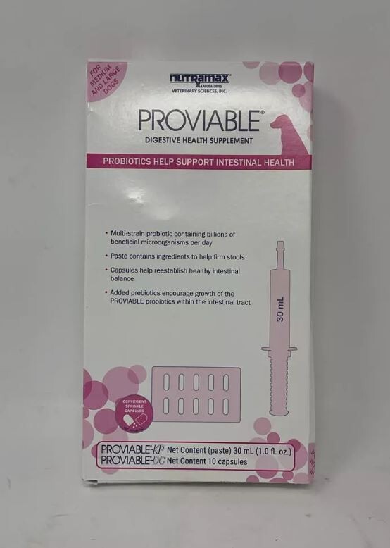 Proviable Digestive Health Supplement Kit for Medium to Large Dogs