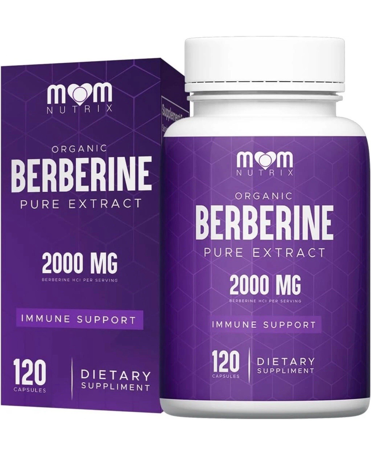 Organic Berberine Supplement 2000mg: THE MONK (Vegan, Non-GMO)