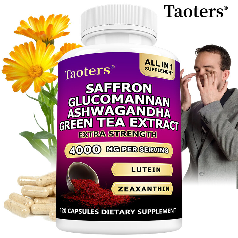 Saffron Supplement 100 mg – Supports daily mood and stress management