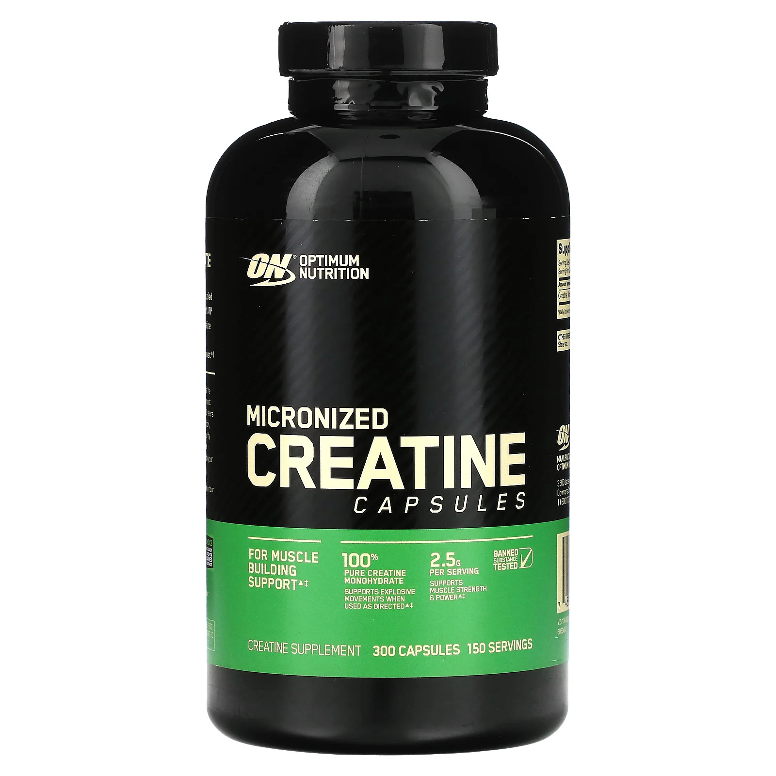 Micronized Creatine, 300 Capsules