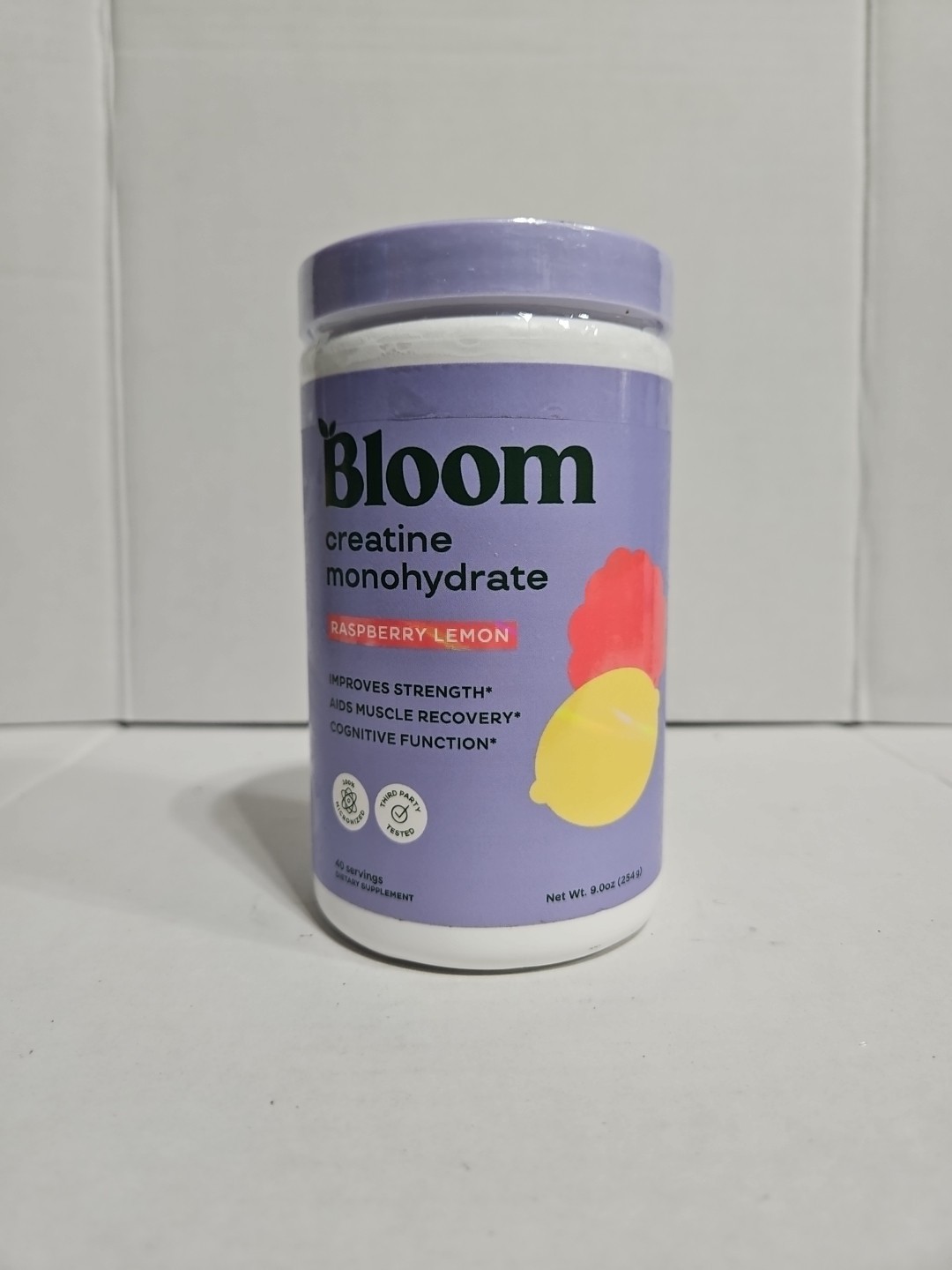 Bloom Creatine Monohydrate Raspberry Lemon 40 Servings – New Free Shipping
