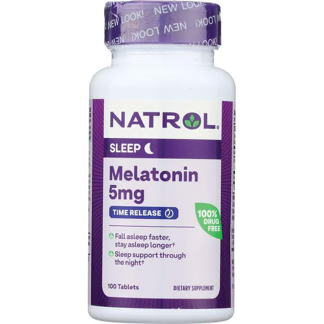 Natrol Melatonin Time Release 5 mg 100 Tabs
