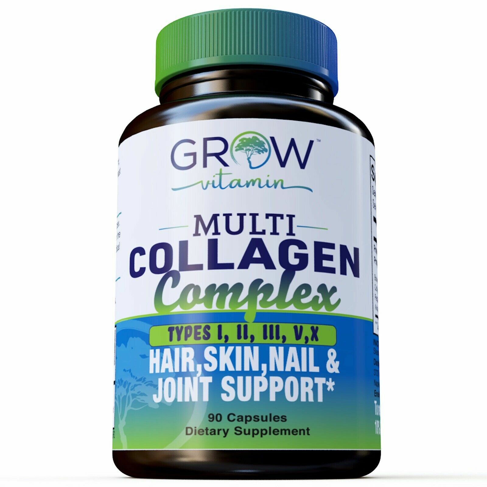 Multi Collagen Pills Grass Fed – ALL IN ONE – Hair, Skin, Nails, Bones & Joints!