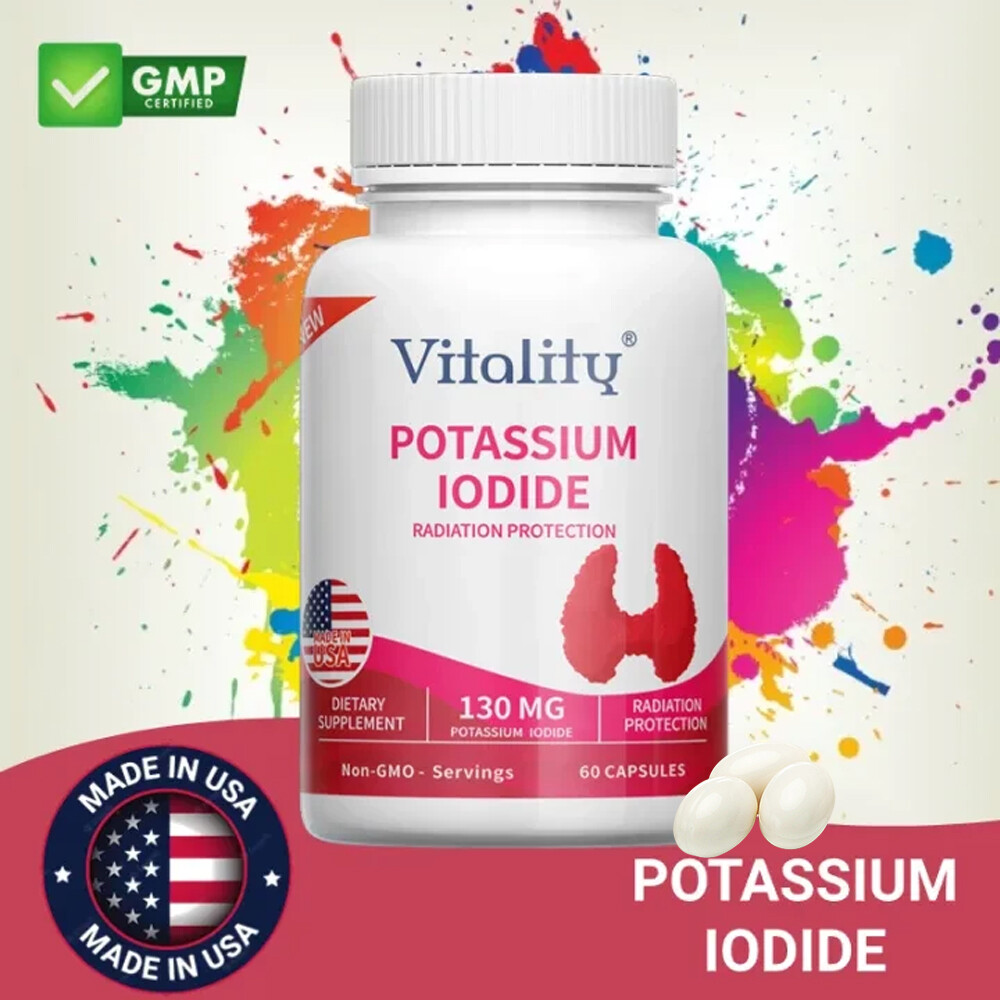 Vitality Potassium 130mg, 60 Capsules