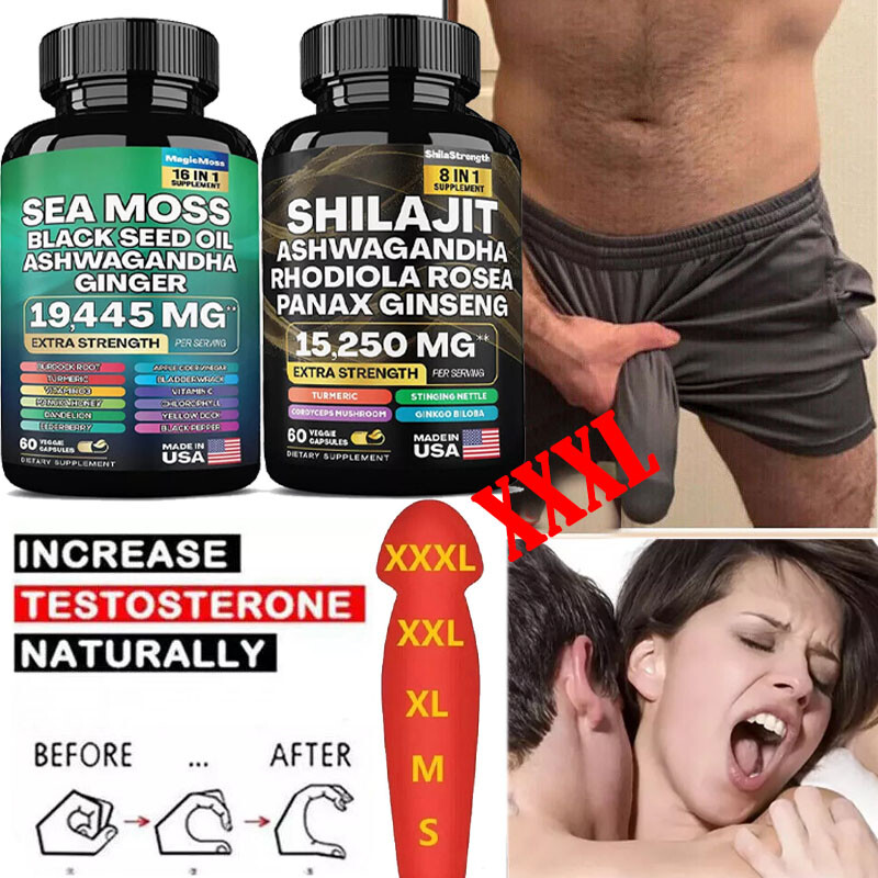Dynamic Vitality Bundle – Sea Moss Multivitamin & Shilajit Power Combo Set -US