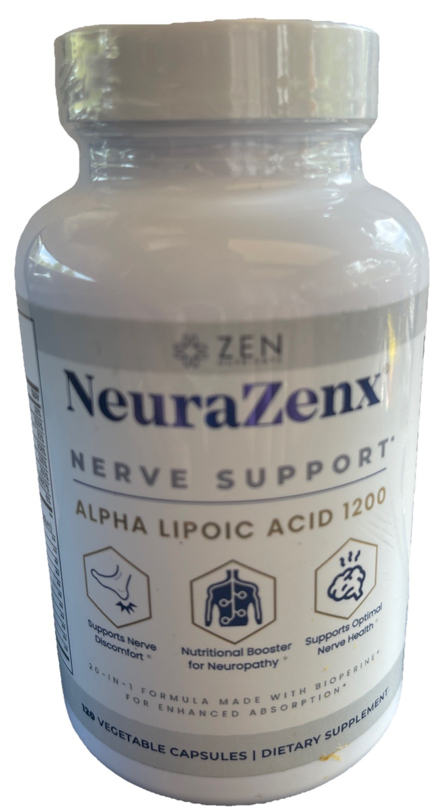 Neurazenx® with R-ALA Matrix | 1200mg 120 Capsules Exp 06/2028 Sealed
