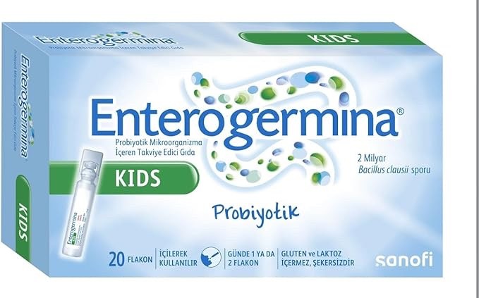 Enterogermina KIDS (20 Vials in Each Pack) Bacillus Clausii Probiotic 2 Billion