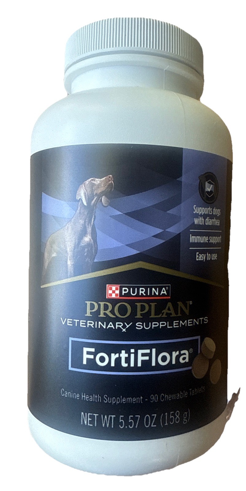 Purina Pro Plan FortiFlora Probiotic Supplements Dog 90 Chewable Tablets Exp9/26