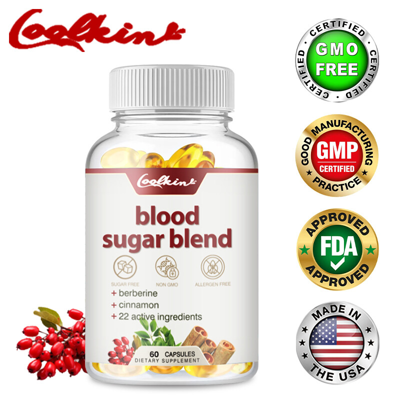 Blood Sugar Blend 800mg – with Berberine & Cinnamon – Glucose Balance & Control