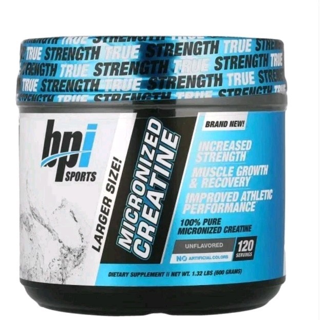 BPI Sports, Micronized Creatine Powder, 600g (120 Servings)