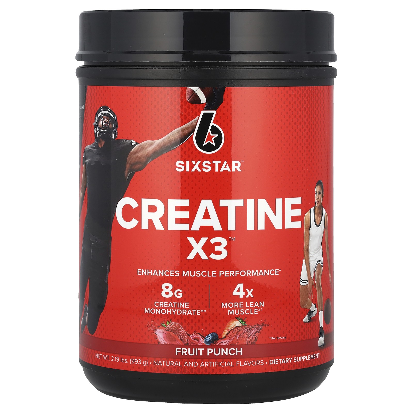 Creatine X3™, Fruit Punch, 2.19 lbs (993 g)
