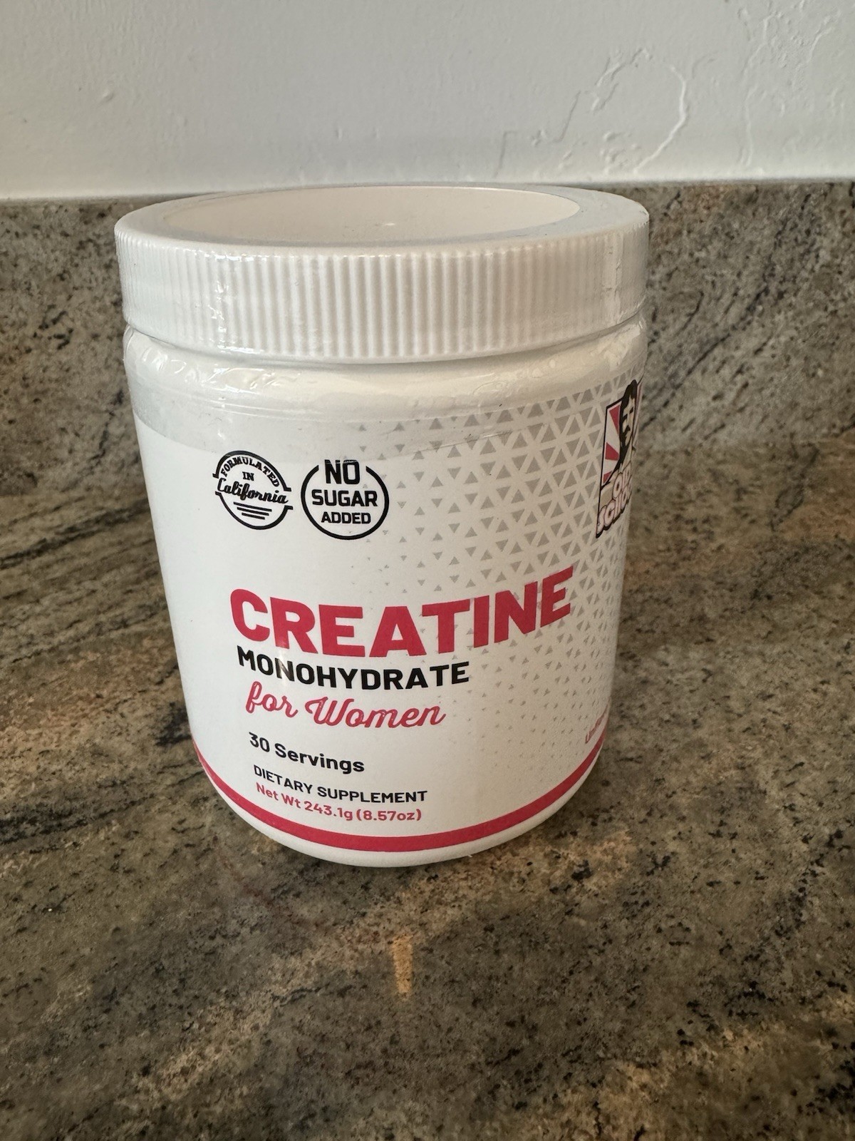 Old School Labs® Creatine Monohydrate for Women 243g/8.57oz. 30 Servings Powder