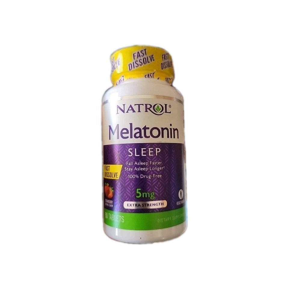 Natrol Melatonin Fast Dissolve – Strawberry 5 mg 90 Tabs