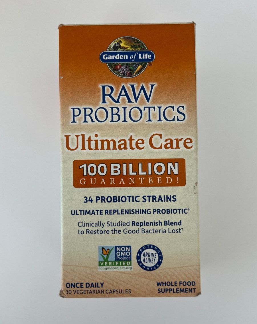 Garden of Life RAW Probiotics Ultimate Care 30ct, NEW FREE SHIP 10/25_3334