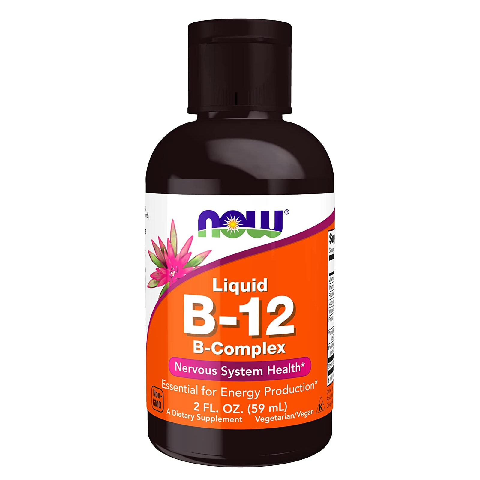 NOW FOODS Vitamin B-12 Complex Liquid 2 fl oz
