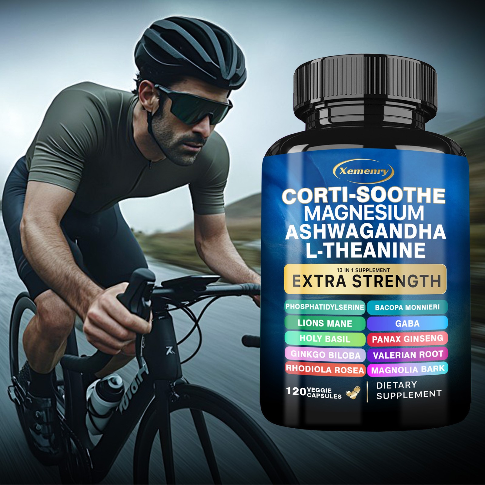 Corti-soothe Magnesium Ashwagandha L-theanine – Brain and Cognitive Health