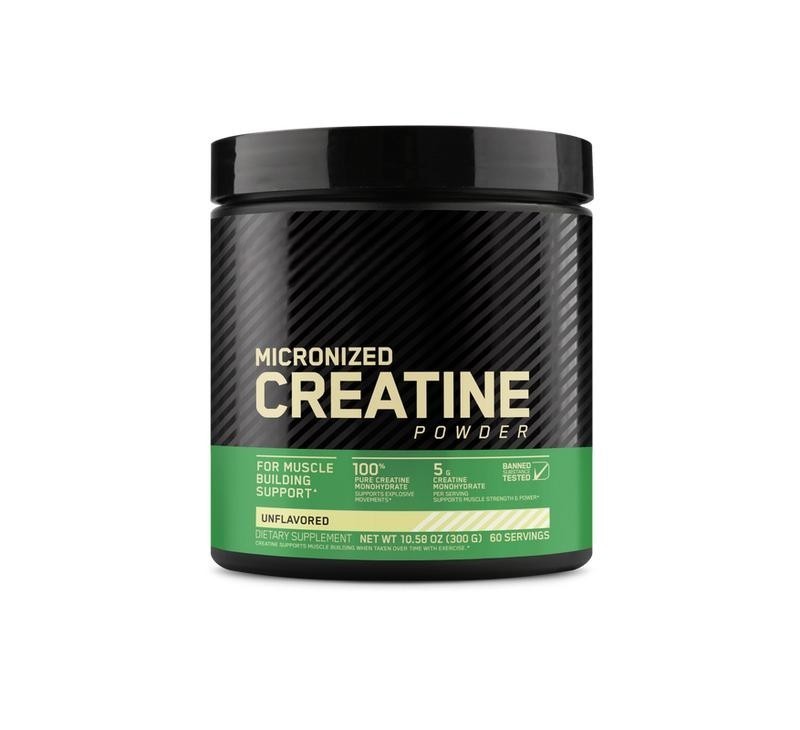 Optimum Nutrition Micronized Creatine Monohydrate Powder – 300g, 60 Servings